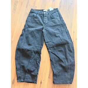 NEW Free People "We The Free Good Luck Mid-Rise Barrel Jeans size 27